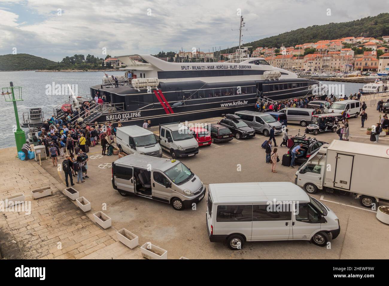 KORCULA, CROATIA - MAY 29, 2019: Catamaran Krilo Eclipse in Korcula,  Croatia Stock Photo - Alamy