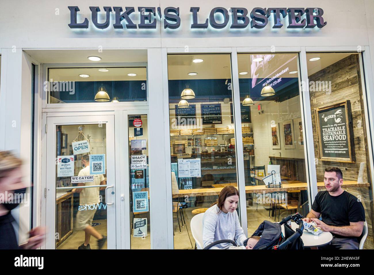 Miami Florida Brickell City Centre center shopping mall inside interior