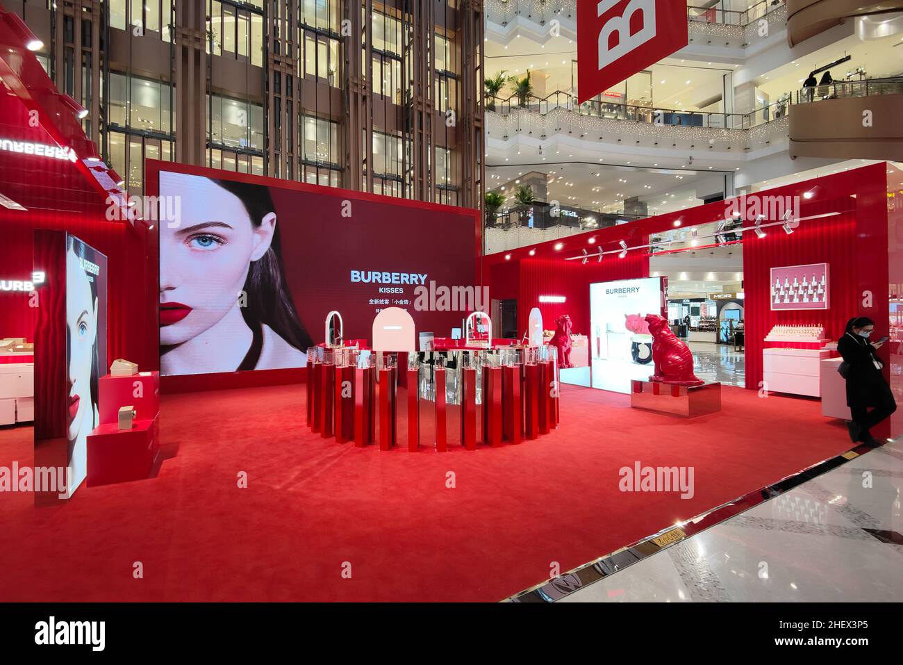 SHANGHAI, CHINA - JANUARY 12, 2022 - Burberry beauty is seen at the New  World Daimaru Department Store in Shanghai, China, January 12, 2022 Stock  Photo - Alamy