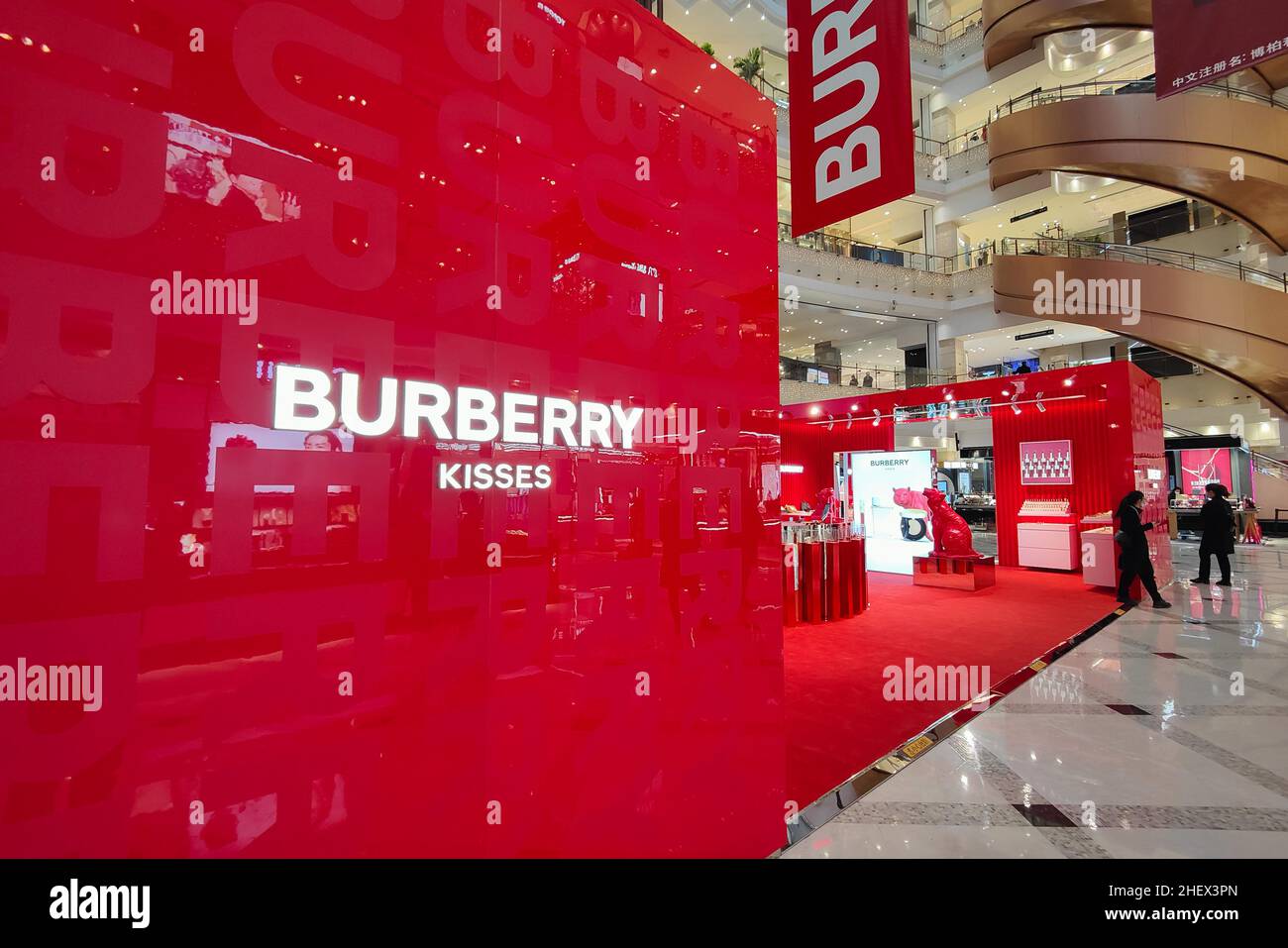 SHANGHAI, CHINA - JANUARY 12, 2022 - Burberry beauty is seen at the New  World Daimaru Department Store in Shanghai, China, January 12, 2022 Stock  Photo - Alamy