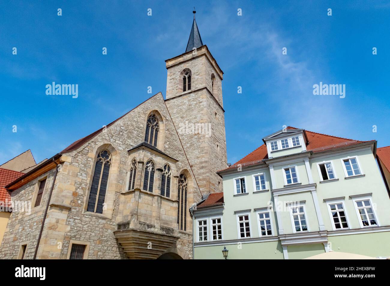 St. Severi church in Erfurt, Germany Stock Photo