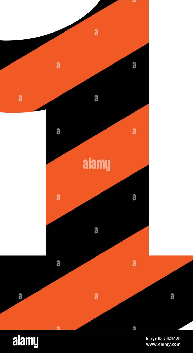 Number one label design first sign vector Cut Out Stock Images ...