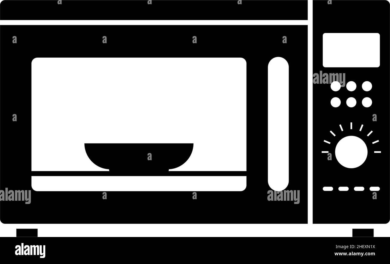 Microwave icon design template vector isolated Stock Vector