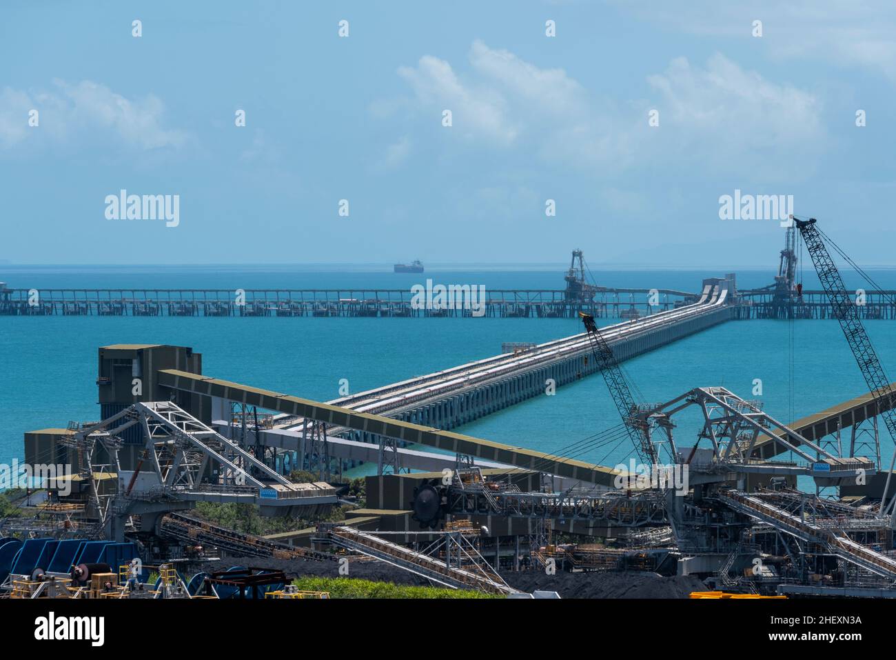 Two coal terminals at the port, Hay Point Coal Terminal (HPCT) and