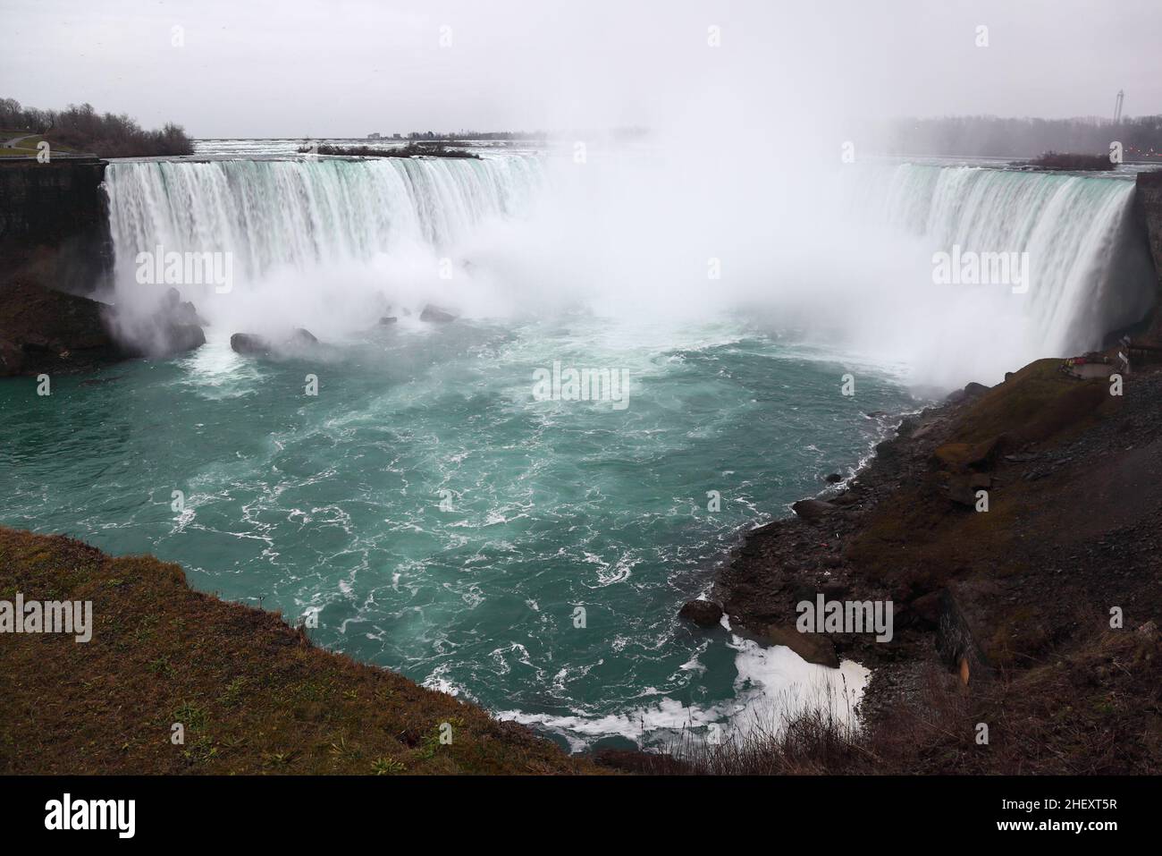 Niagara Falls, Canada- Winter View Stock Photo