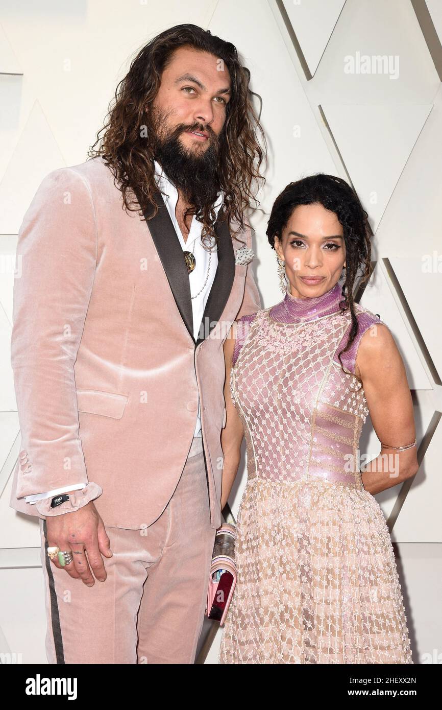 File photo dated February 24 2019 of Lisa Bonet and Jason Momoa walking the red carpet as arriving to the 91st Academy Awards Oscars held at the Dolby Theatre in Hollywood Los