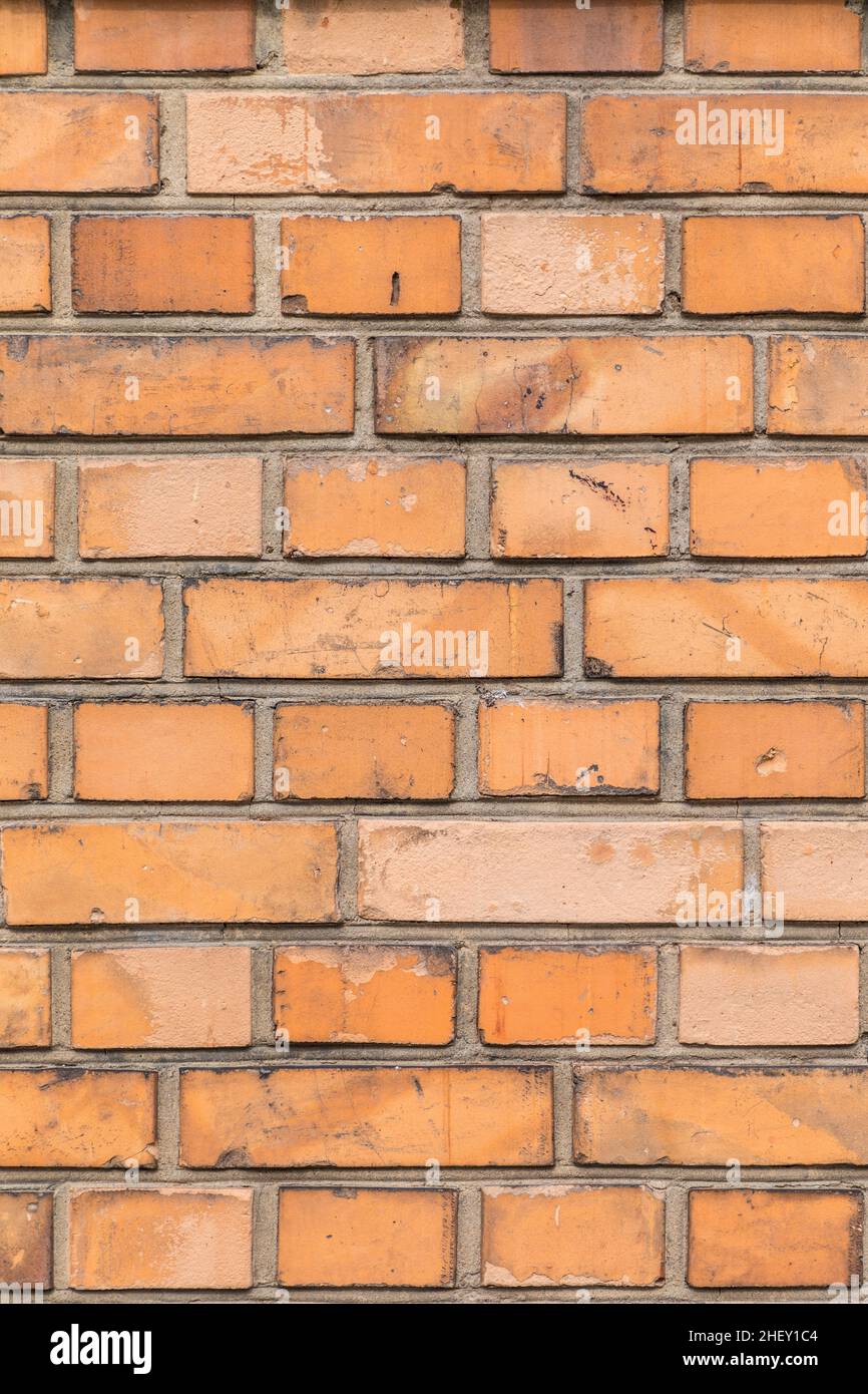 pattern of old yellow brick wall in harmonic structure Stock Photo Alamy