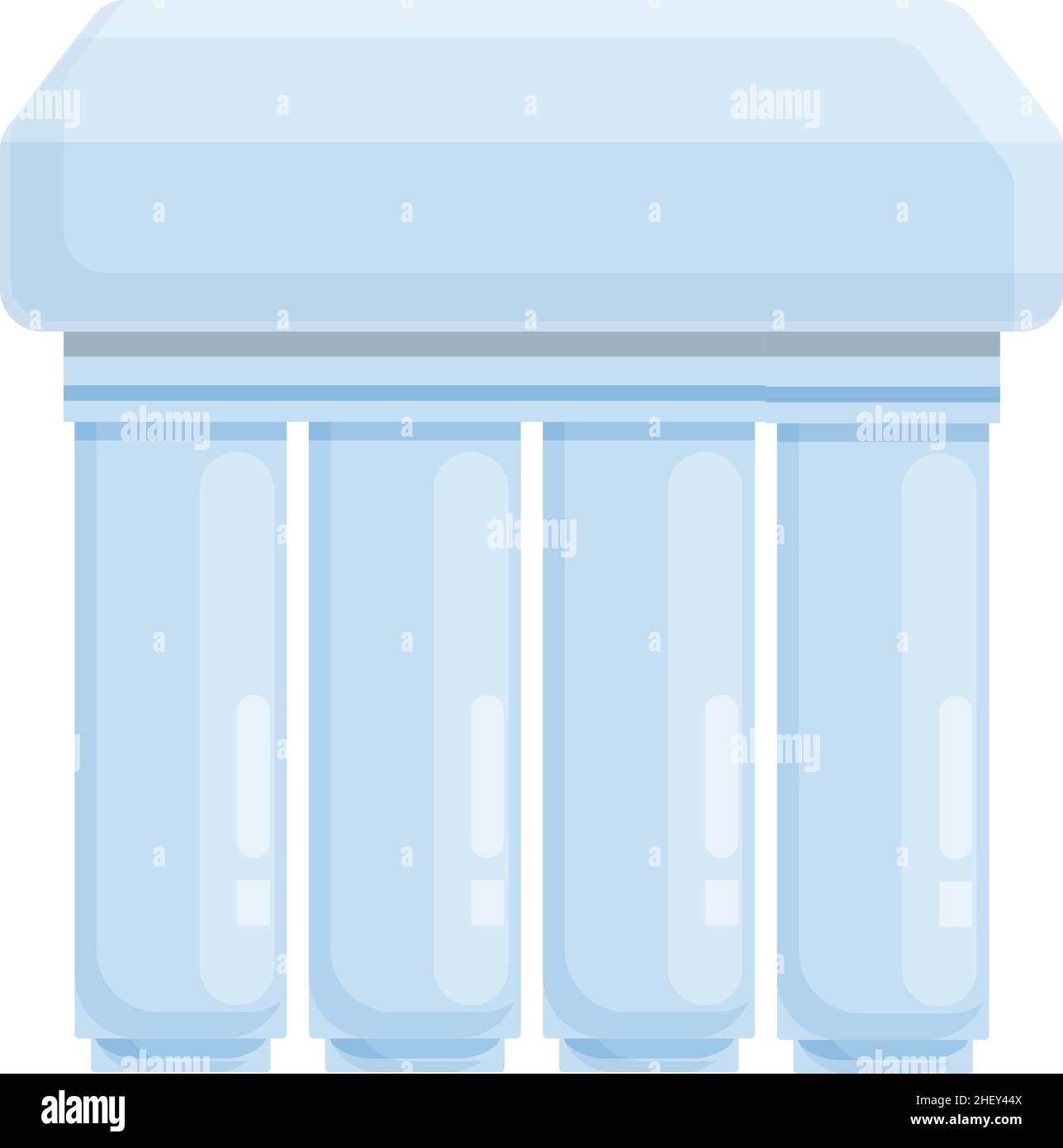 Osmosis filtration icon cartoon vector. Water system. Filter tank Stock Vector