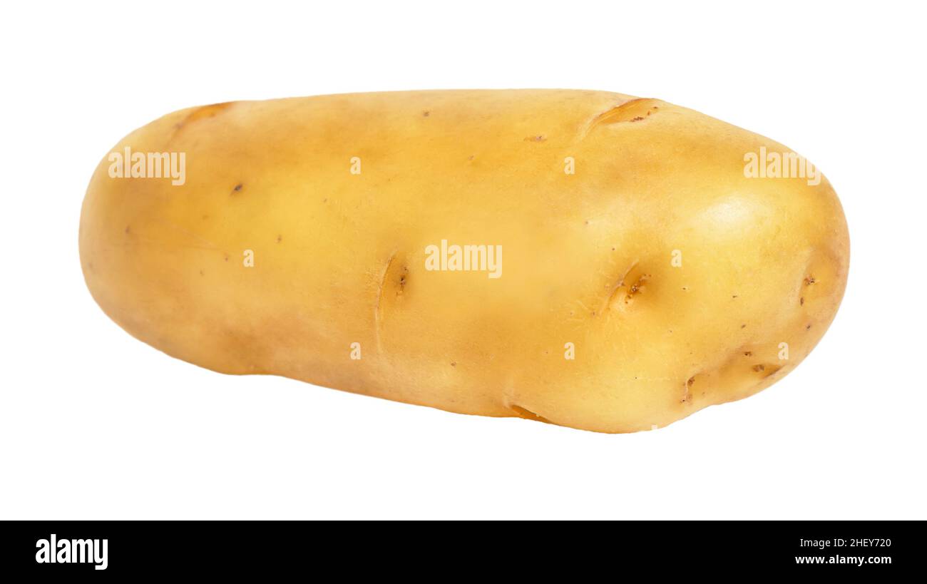 Raw fresh potato tuber isolated on white background Stock Photo