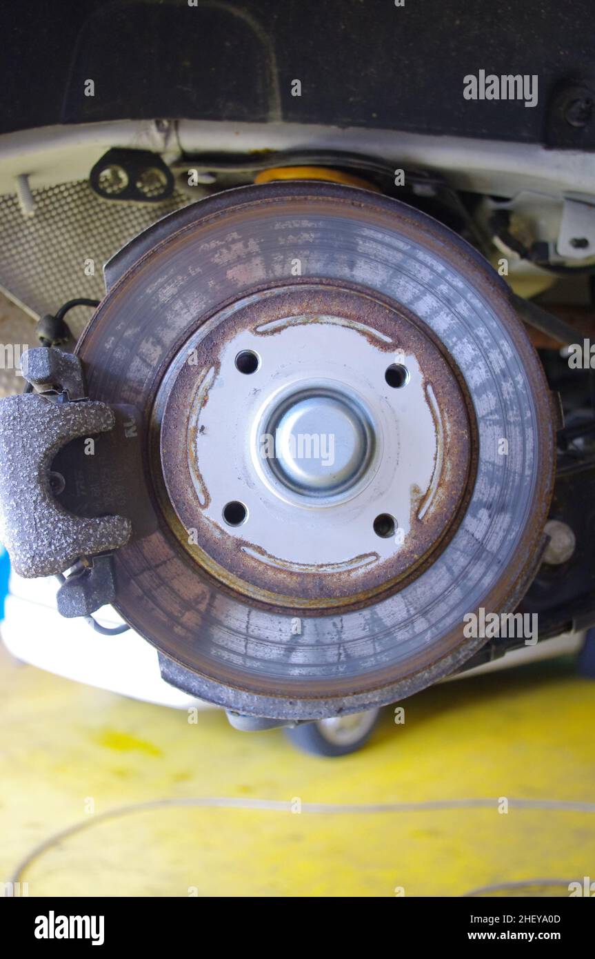 brake disc car Stock Photo Alamy