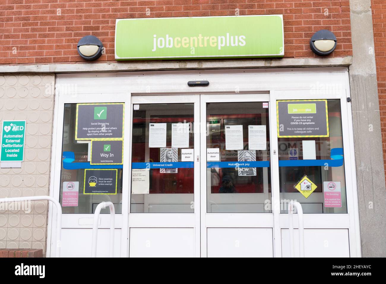 Entrance to job centre plus Kent England UK Stock Photo Alamy
