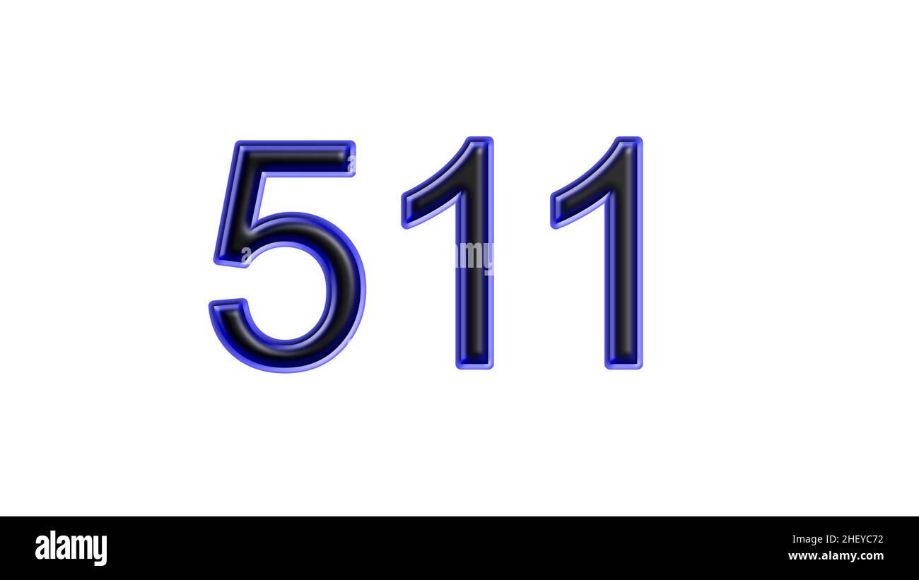 Number 511 Cut Out Stock Images & Pictures - Alamy