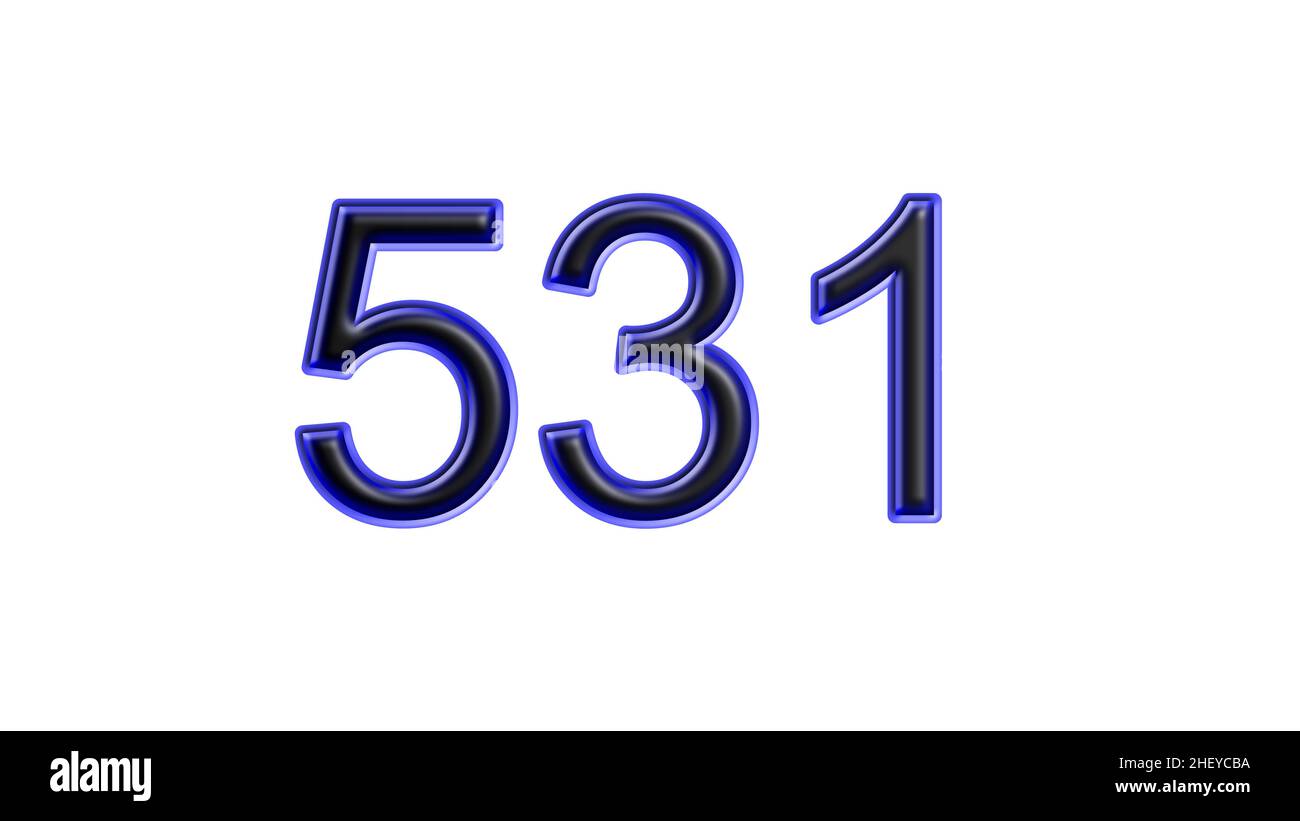 blue 531 number 3d effect white background Stock Photo Alamy blue 531 number 3d effect white background Stock Photo Alamy