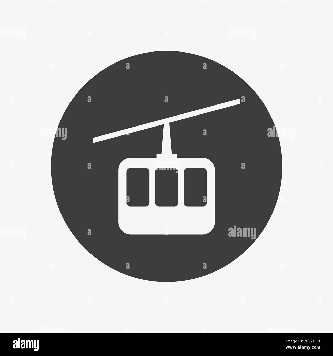 Ski track icon vector hi-res stock photography and images - Alamy