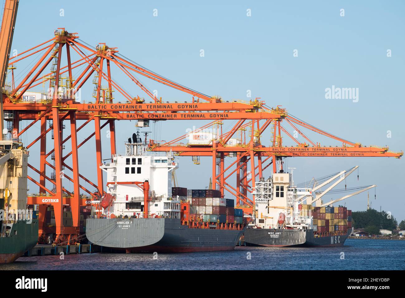 Baltic Container Terminal BCT in Gdynia, Poland © Wojciech Strozyk / Alamy Stock Photo Stock Photo