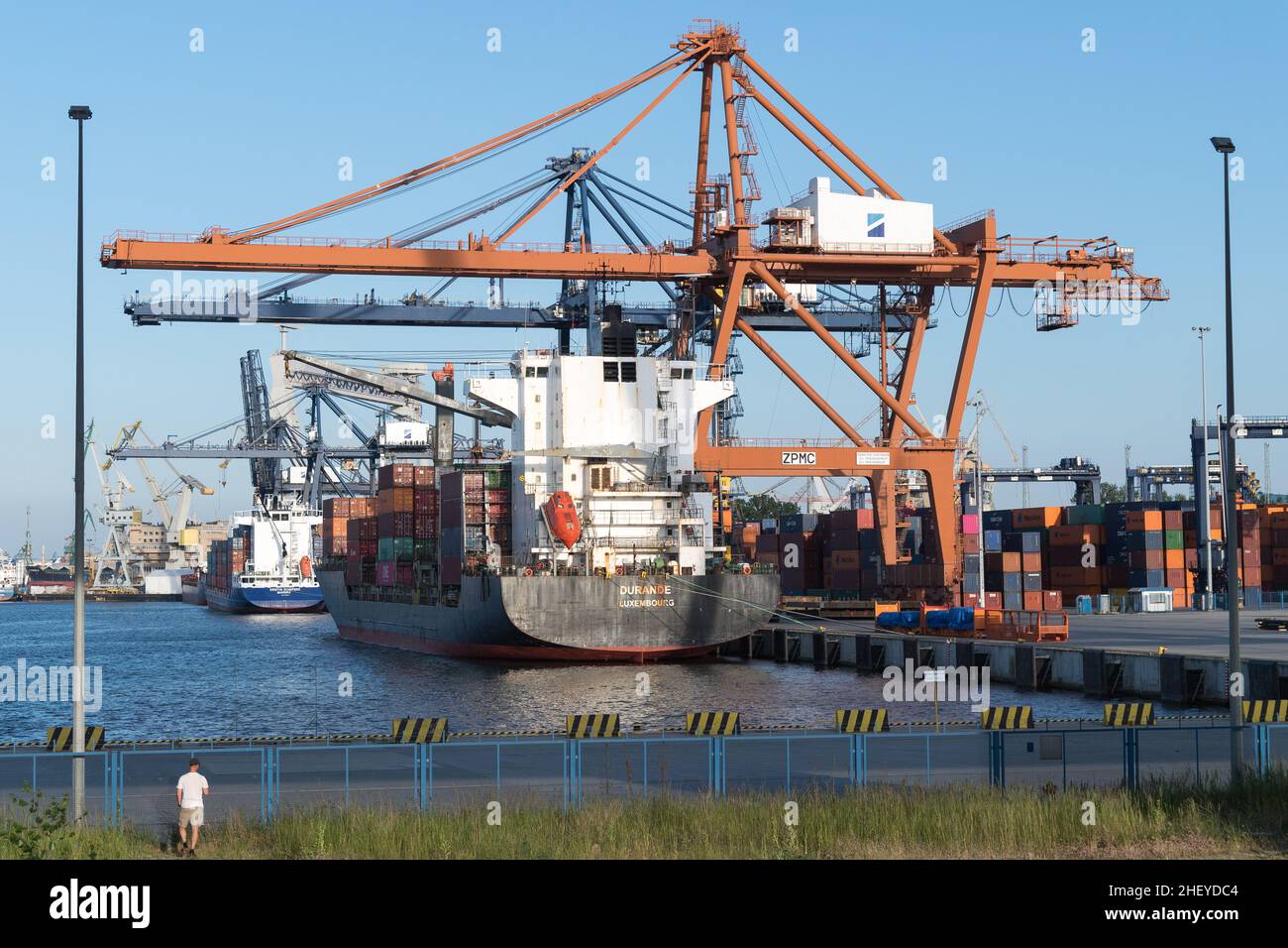 Baltic Container Terminal BCT in Gdynia, Poland © Wojciech Strozyk / Alamy Stock Photo Stock Photo
