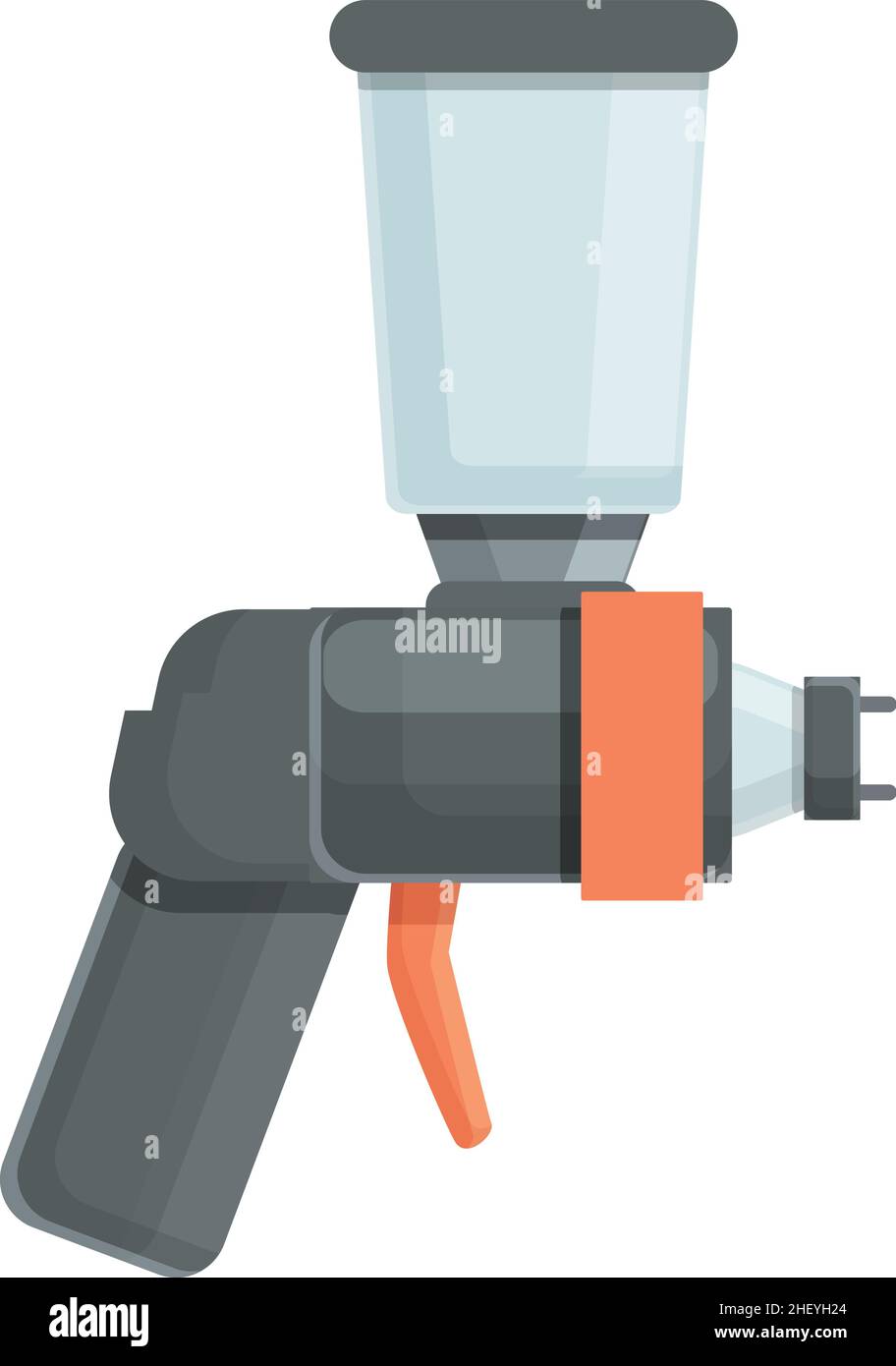 Paint sprayer icon cartoon vector. Spray gun. Air painter Stock Vector
