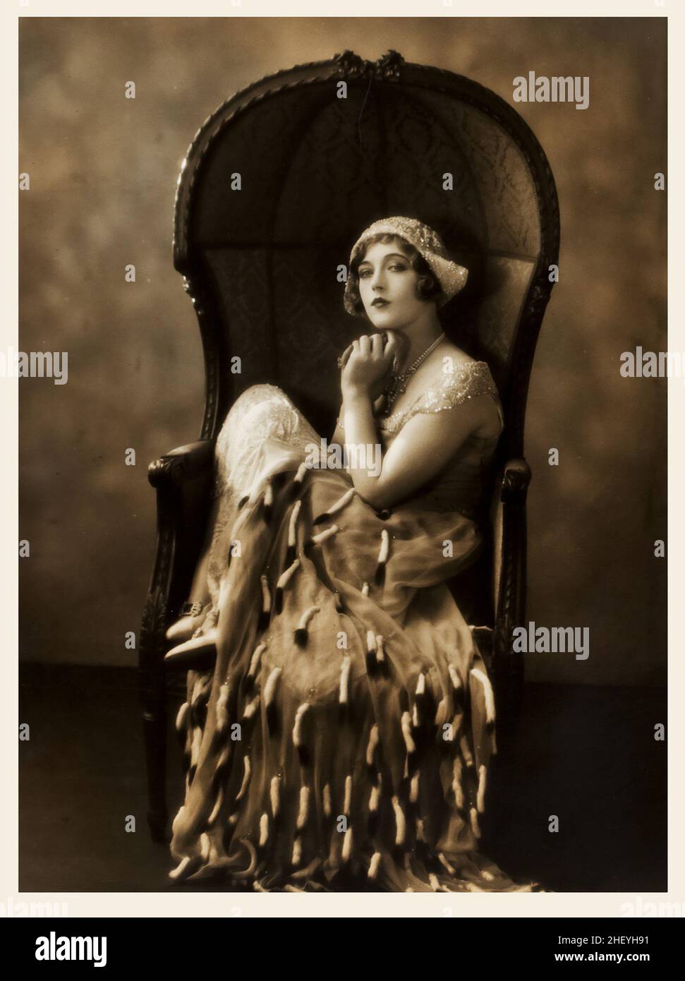 Marion Davies in Beverly of Graustark by Ruth Harriet Louise (MGM,1926). Portrait Photo. Publicity photo. Stock Photo