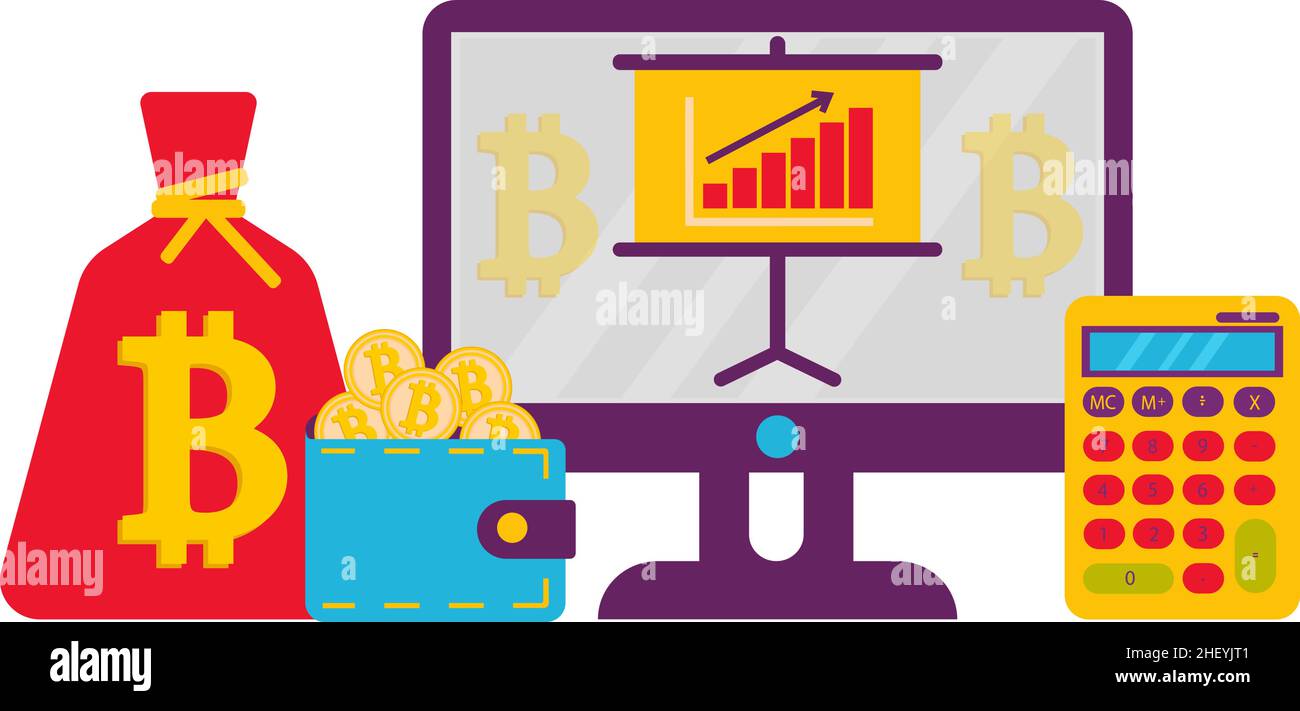 The concept of a successful business in a flat vector design Stock ...