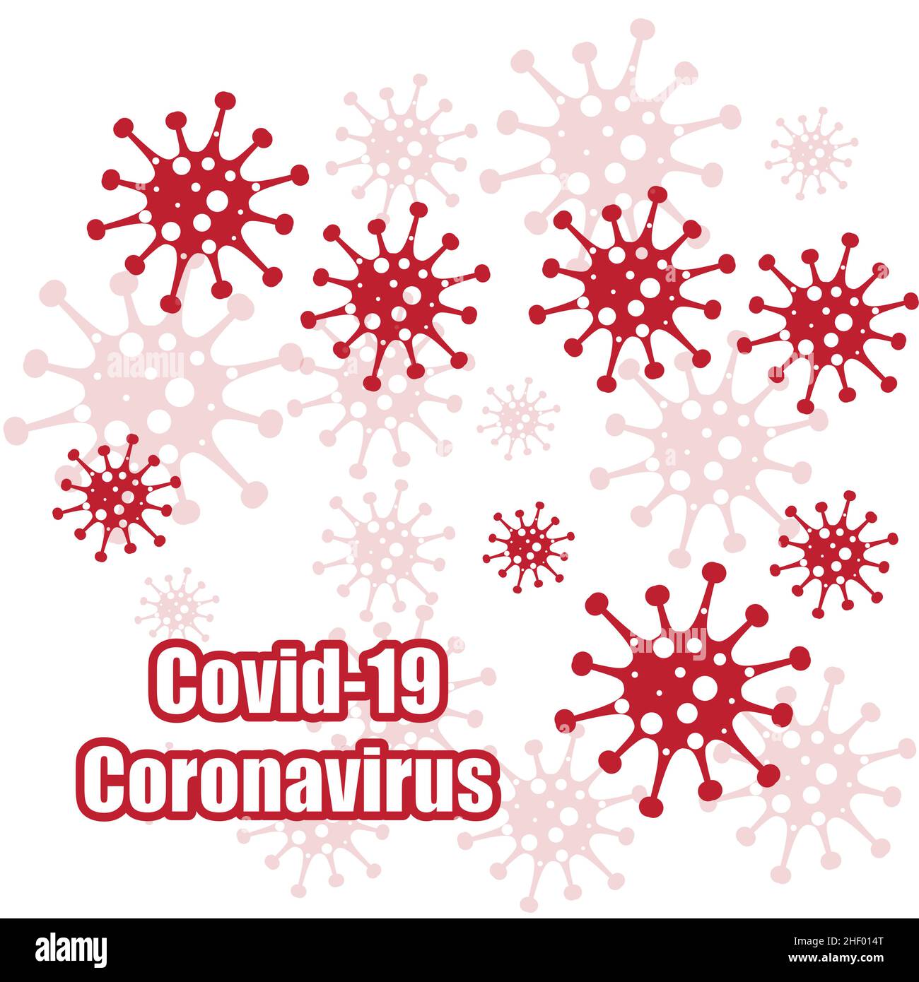 Different Kinds of Viruses. Bacteria Biology Organisms Seamless Pattern ...