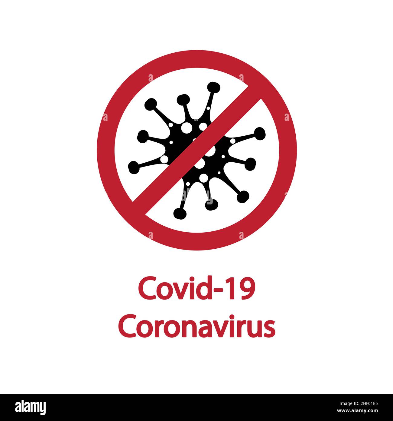 Novel Coronavirus (2019-nCoV). Virus Covid 19-NCP. Coronavirus nCoV denoted is single-stranded RNA virus. Stock Vector
