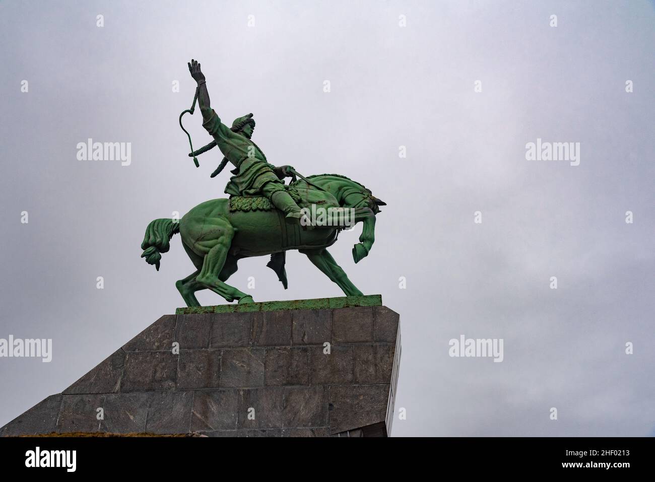 Monument to Salavat Yulaev in Ufa, Russia. Stock Photo