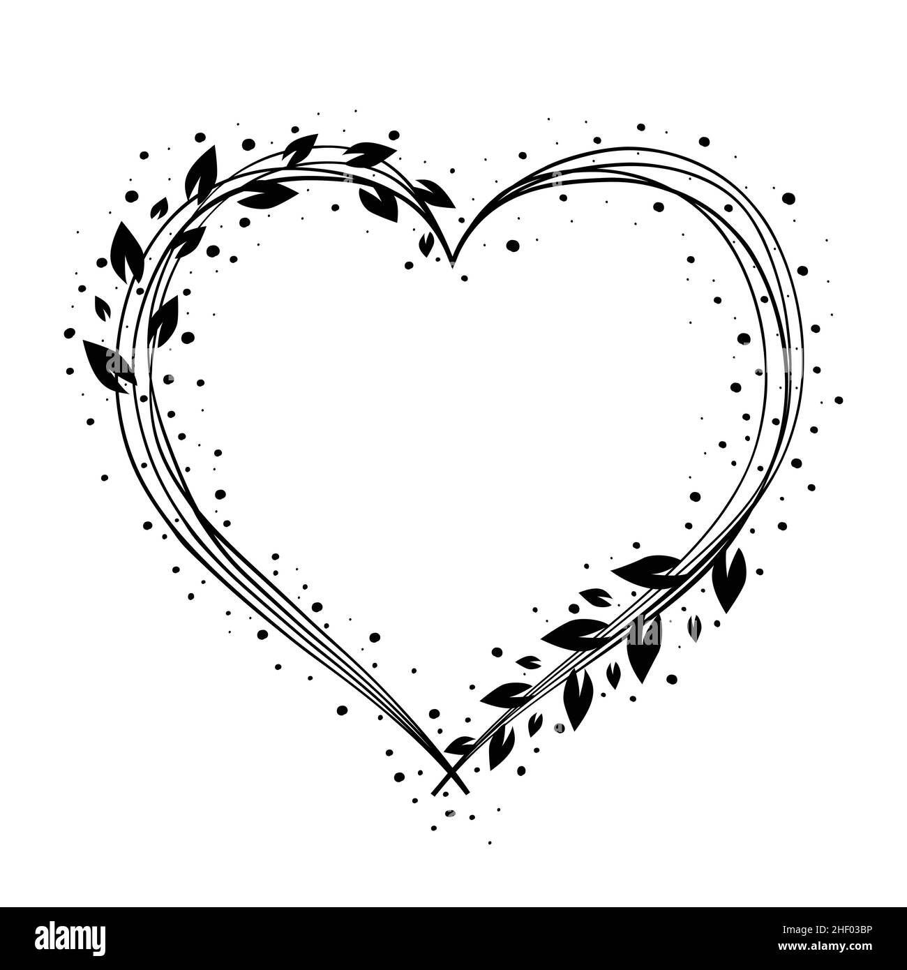 heart design haircut