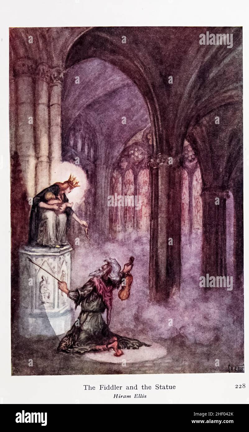 The Fiddler and the Statue by Hiram Ellis. from The Fiddler in the book ...