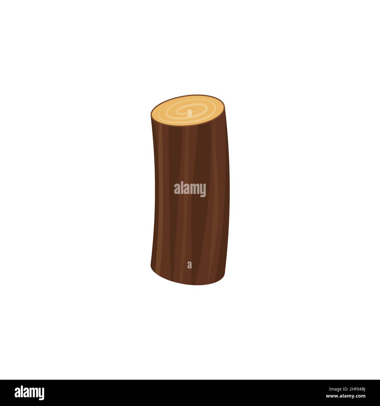 Vector icon wood log and trunk, stump and plank. eps Stock Vector Image ...