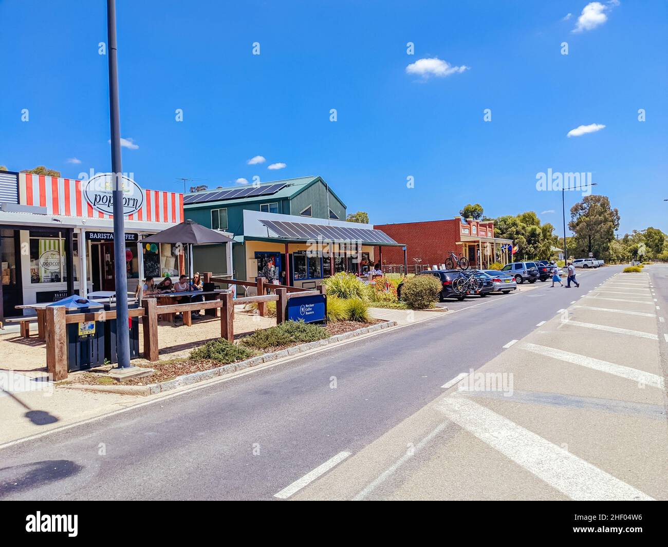 Historic Yackandandah Town Centre Stock Photo Alamy