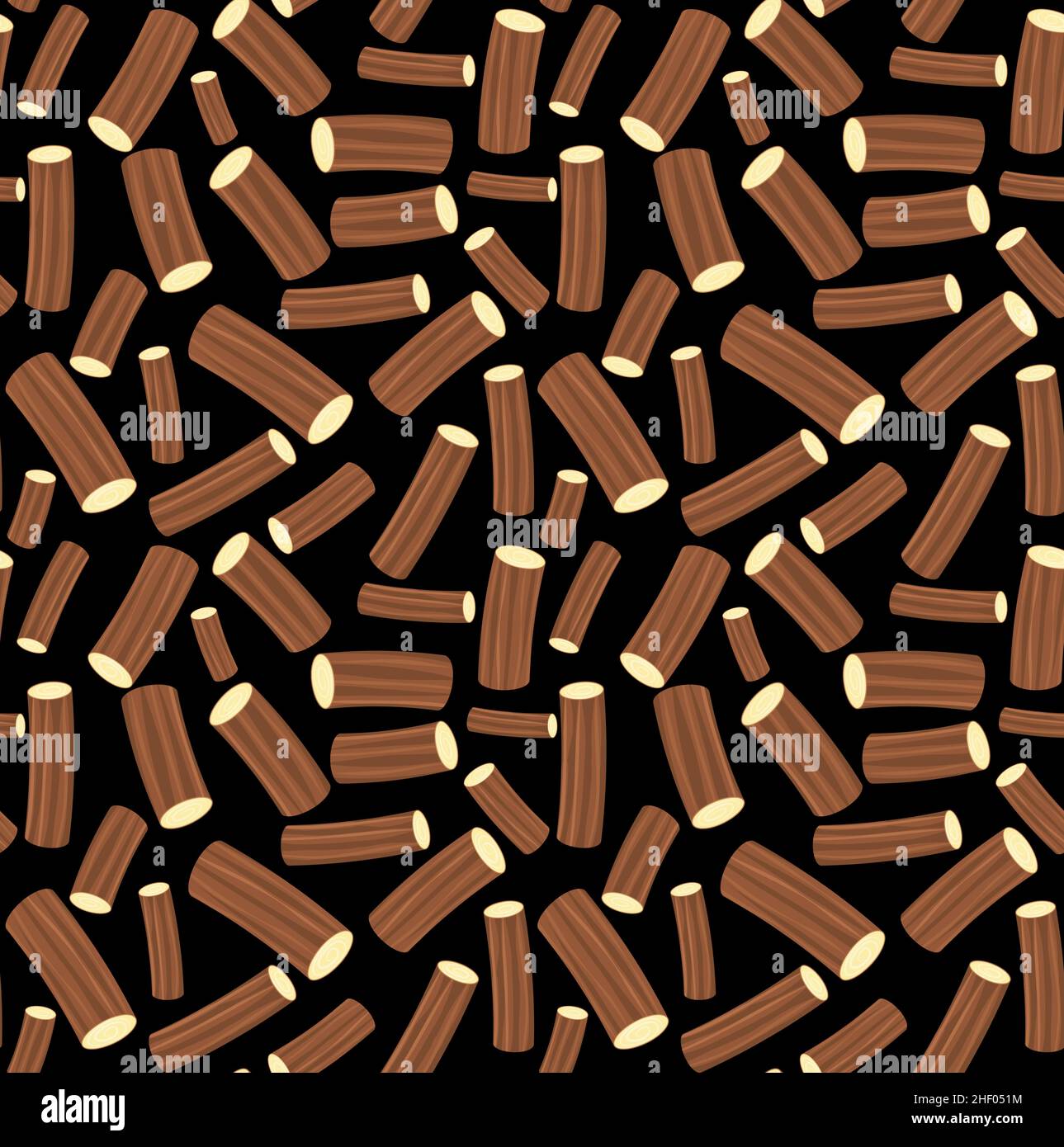 Seamless vector pattern with wood logs.Background for forestry and lumber industry. eps Stock Vector