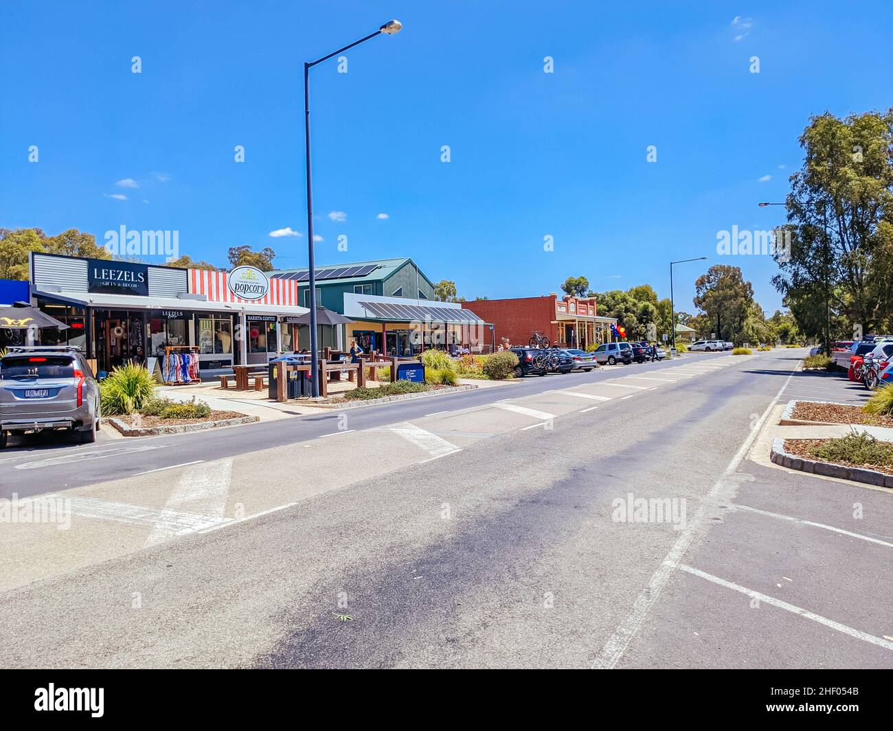 Historic Yackandandah Town Centre Stock Photo Alamy