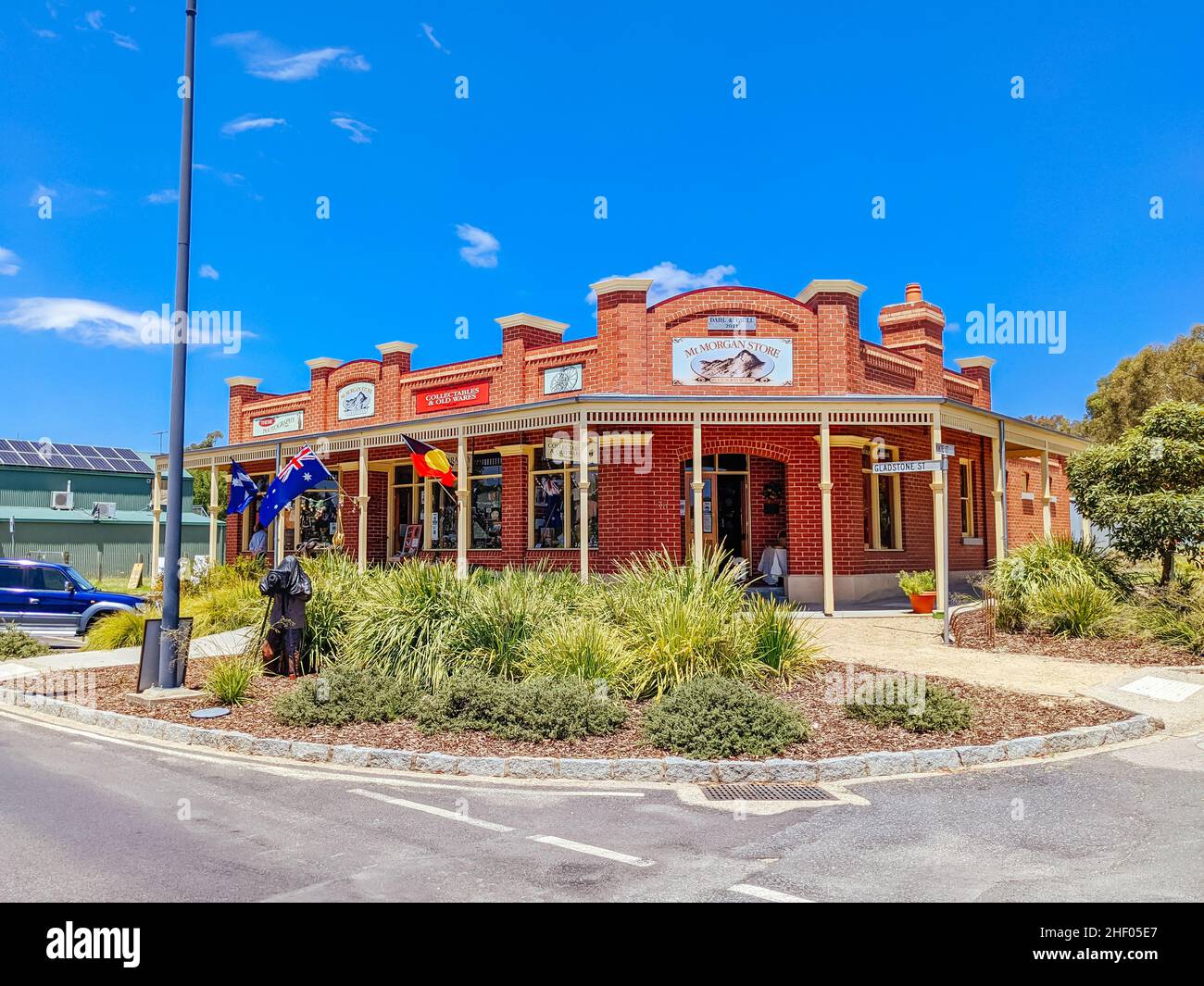 Historic Yackandandah Town Centre Stock Photo Alamy
