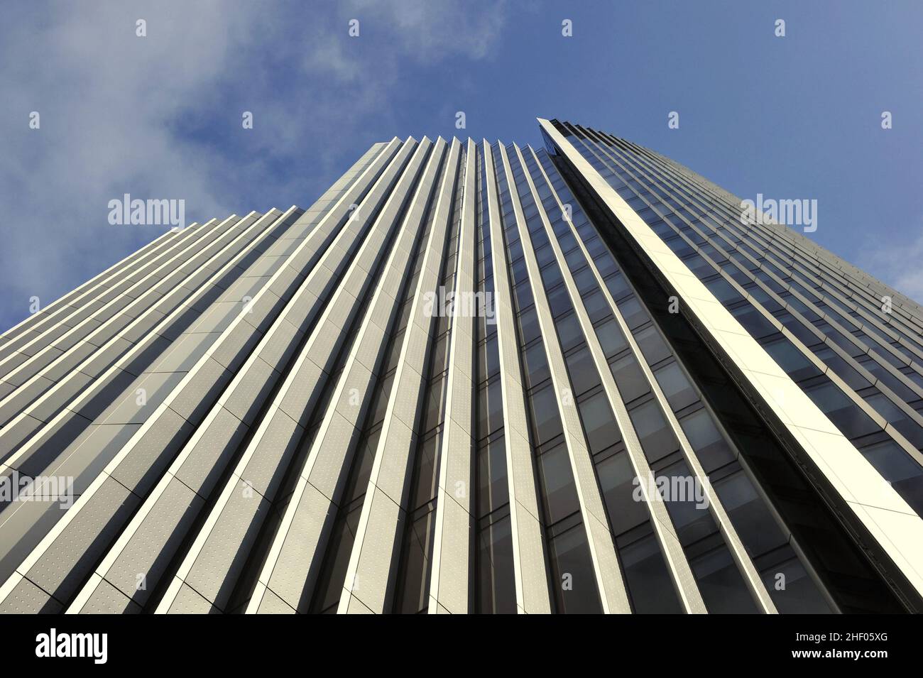 Willis Building - modern office development low angle view, located in City of London UK. Stock Photo