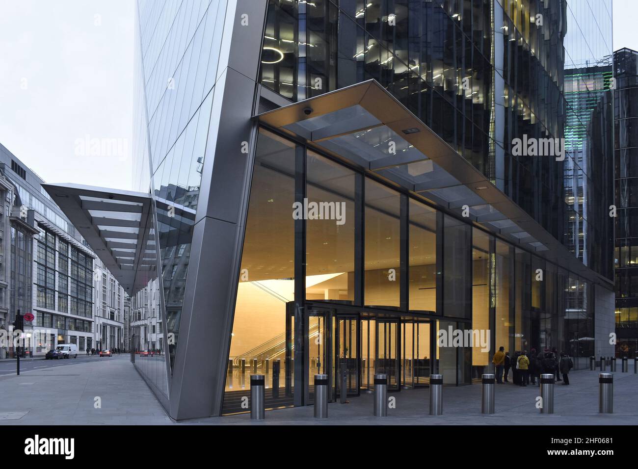 52-54 Lime Street (The Scalpel) modern office building located in City of London UK. Stock Photo