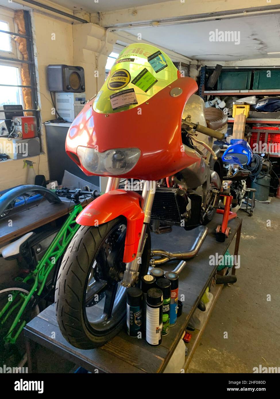 Ducati motorbikes being made Northampton UK racing bike famous stickers ...