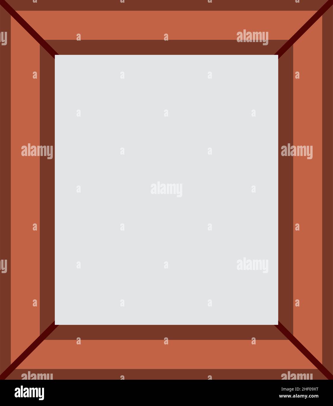 Picture Frame Icon. Flat Color Design. Vector Illustration Stock Vector ...