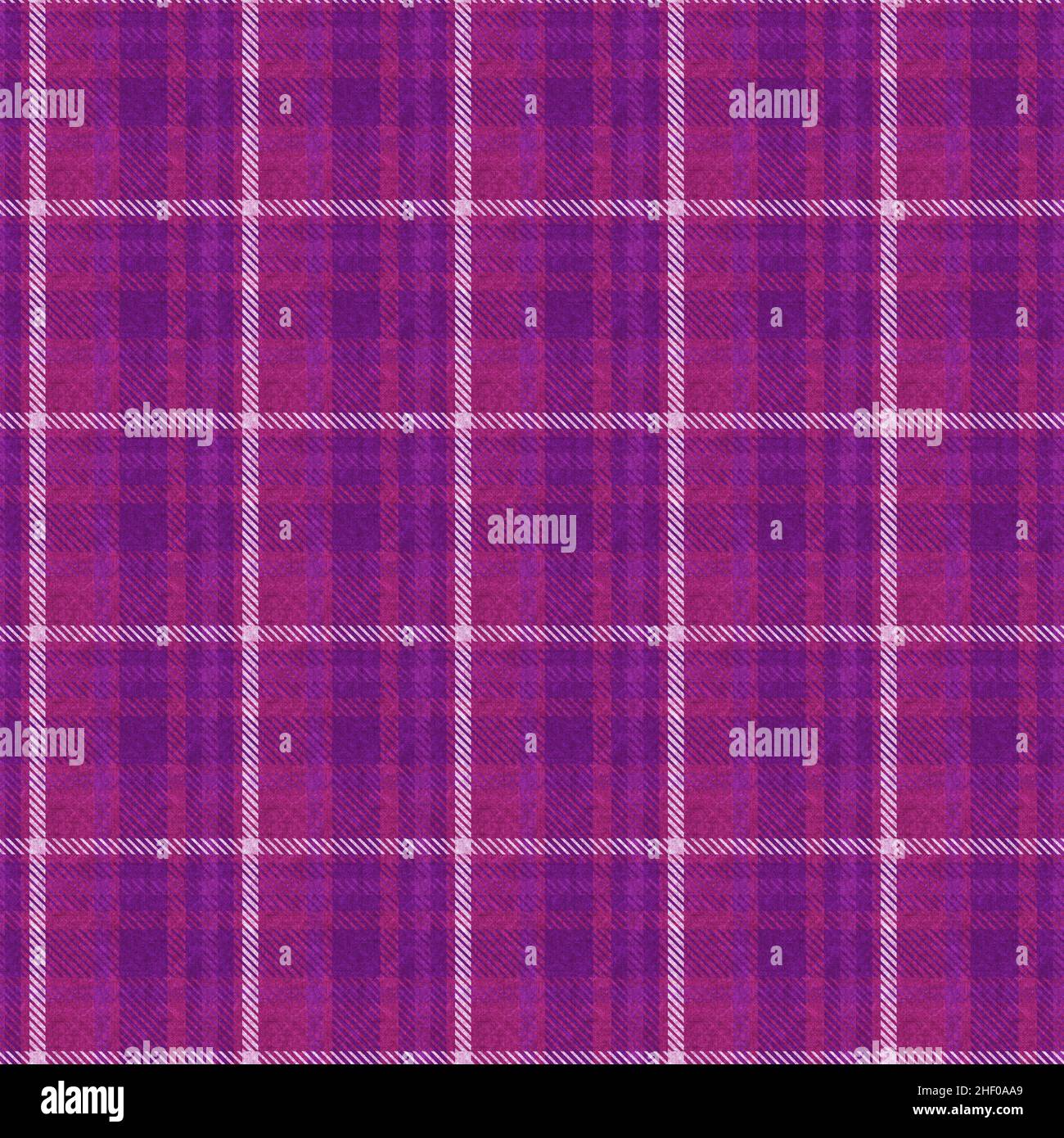 Bright Pink Summer Woven Plaid Texture Seamless Woollen Feminine Style Plaid Fabric Cloth 6218