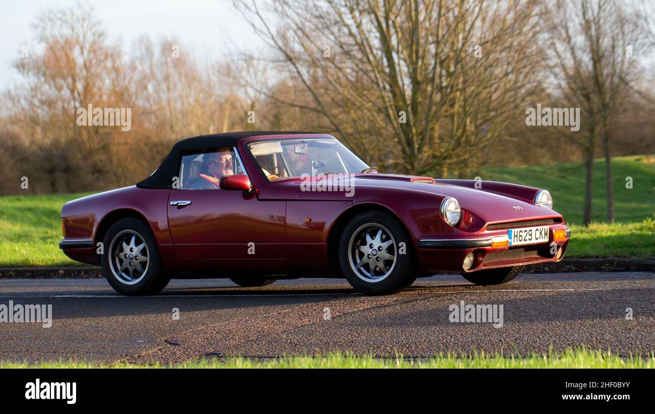 1990 red TVR classic car Stock Photo
