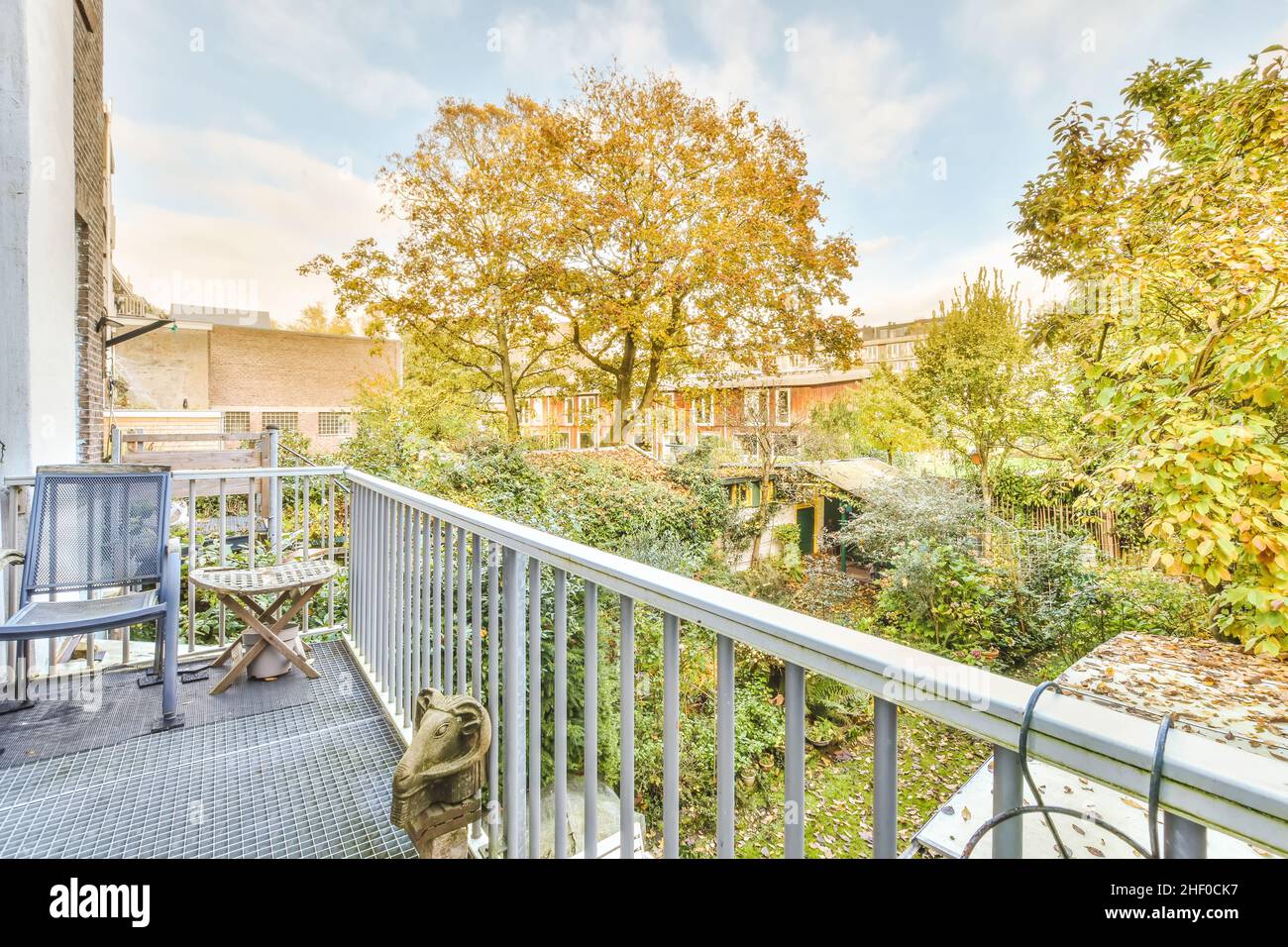 Design of a delightful balcony in an elite apartment Stock Photo - Alamy