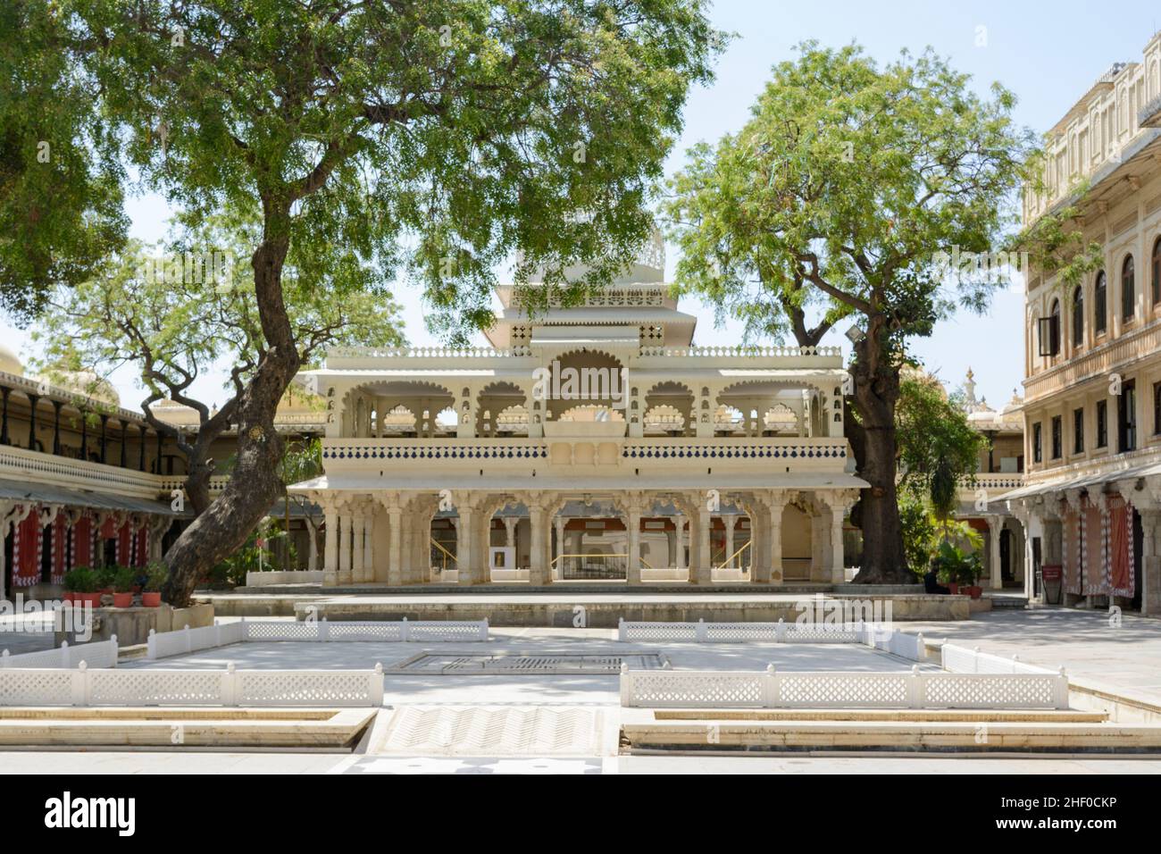 Zenana Mahal building in an inner courtyard of the Udaipur City Palace