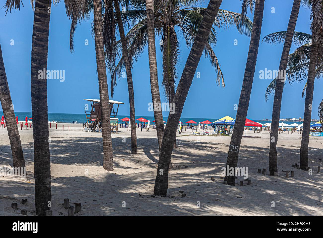 Bocagrande beaches, Cartagena de Indias, Colombia. Stock Photo