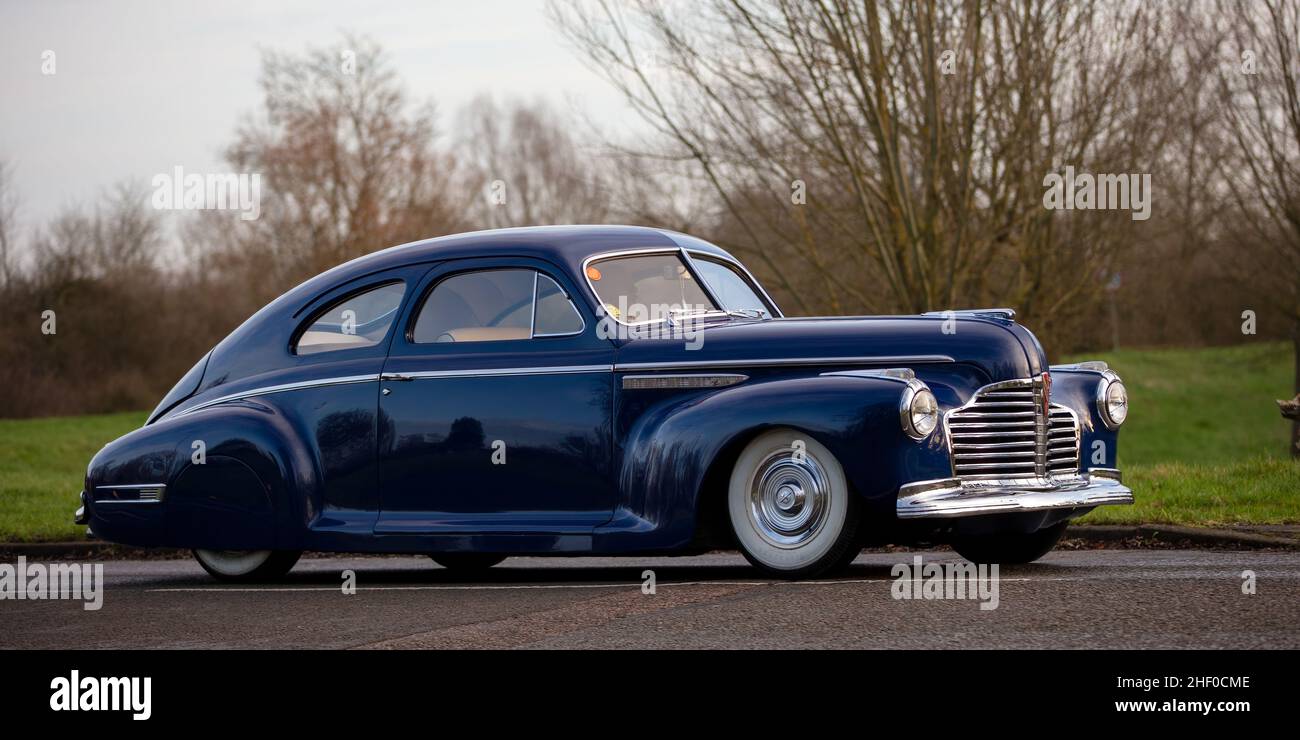 Blue 1941 Buick Super Eight, an American classic Stock Photo