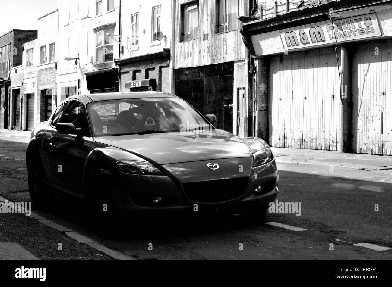 mazda rx8 modified white