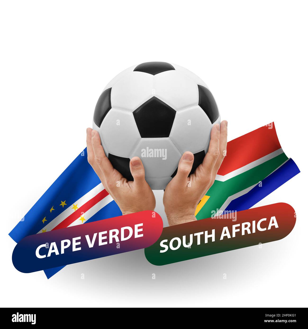 Soccer football competition match, national teams cape verde vs south africa Stock Photo Alamy