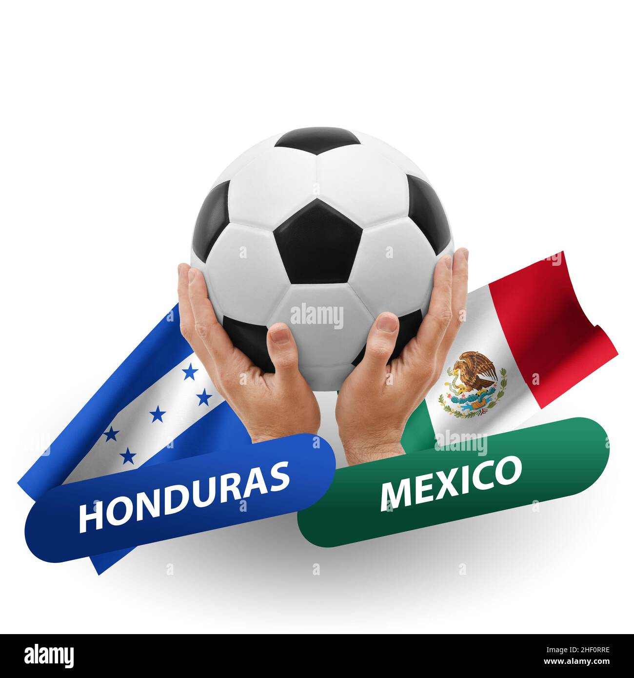 Soccer football competition match, national teams honduras vs mexico Stock Photo Alamy