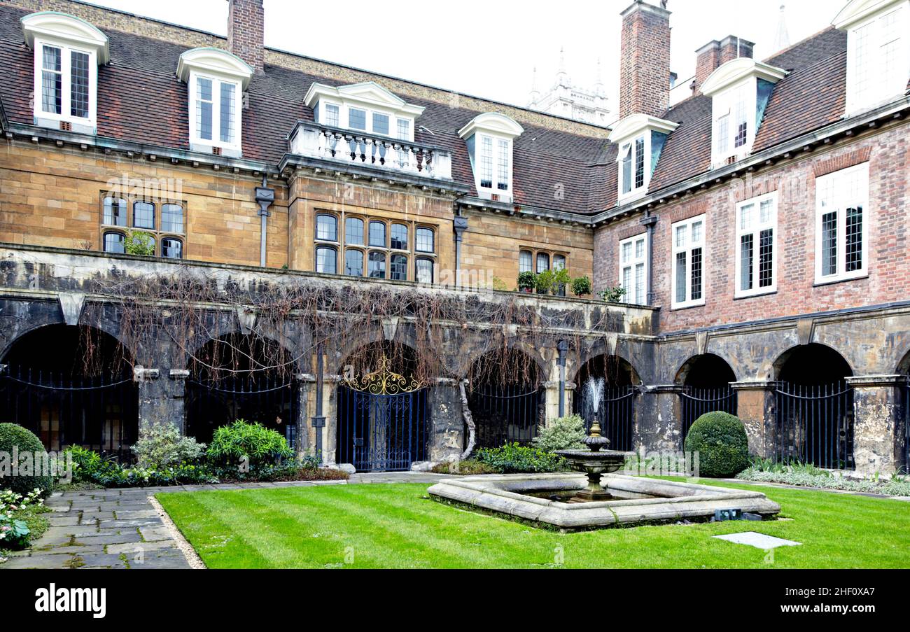 College Garden House Westminster Abbey London UK Stock Photo Alamy
