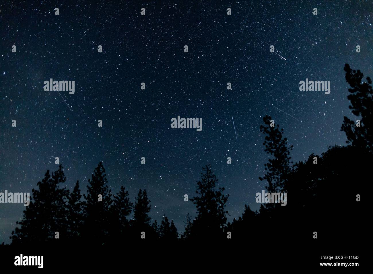 Orionids Meteor Shower Landscape. Oregon, Ashland, Fall Stock Photo Alamy