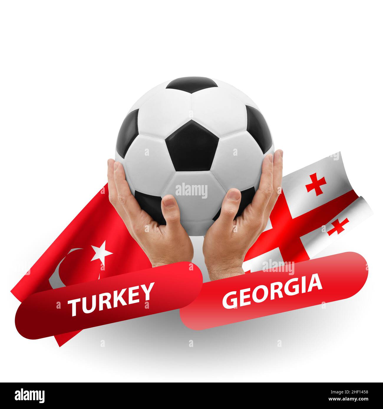 Soccer football competition match, national teams turkey vs 