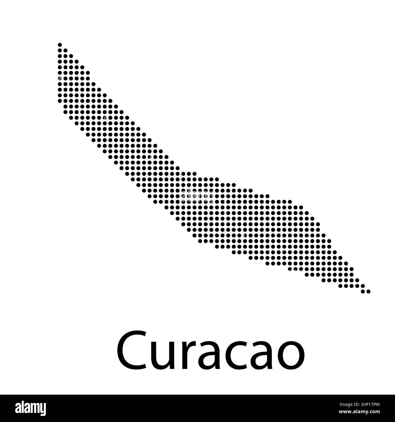 Curacao map geometric background texture vector illustration Stock Vector